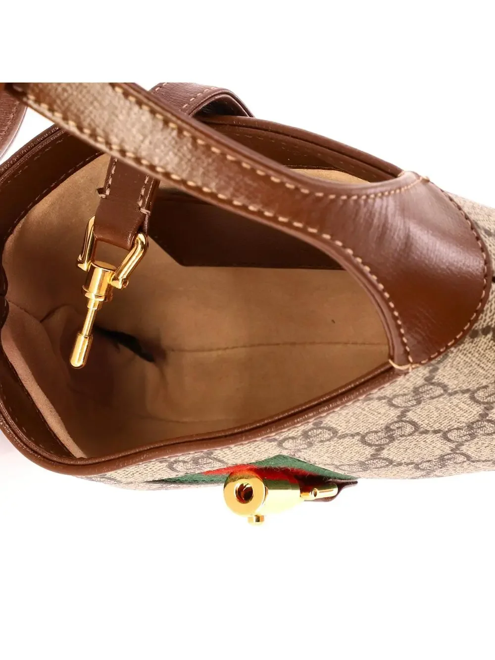 Gucci Jackie Hobo Gg Coated Canvas Mini #331565G15B
